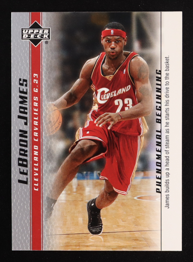 LeBron James 2003-04 Upper Deck Phenomenal Beginning LeBron James #11 RC at PristineAuction.com LeBron James 2003-04 Upper Deck Phenomenal Beginning LeBron James #11 RC at PristineAuction.com
