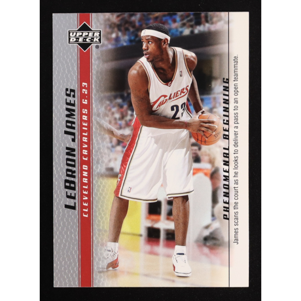 LeBron James 2003-04 Upper Deck Phenomenal Beginning LeBron James #17 RC at PristineAuction.com