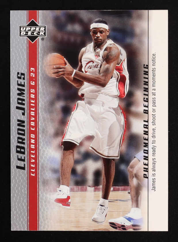 LeBron James 2003-04 Upper Deck Phenomenal Beginning LeBron James #16 RC at PristineAuction.com LeBron James 2003-04 Upper Deck Phenomenal Beginning LeBron James #16 RC at PristineAuction.com