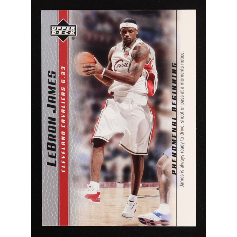 LeBron James 2003-04 Upper Deck Phenomenal Beginning LeBron James #16 RC at PristineAuction.com