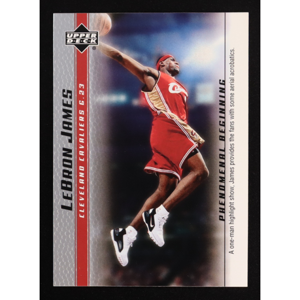 LeBron James 2003-04 Upper Deck Phenomenal Beginning LeBron James #13 RC at PristineAuction.com