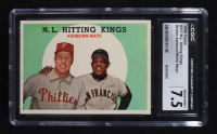 Willie Mays / Richie Ashburn 1959 Topps #317 / NL Hitting Kings (CGC 7.5) at PristineAuction.com