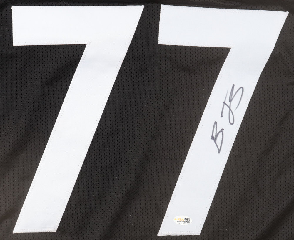 Broderick Jones Signed Jersey (JSA) at PristineAuction.com Broderick Jones Signed Jersey (JSA) at PristineAuction.com