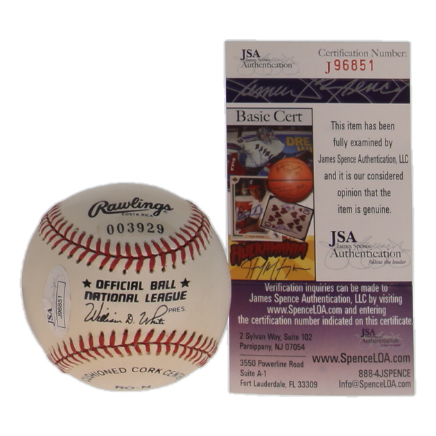 Robin Roberts Signed ONL Baseball (JSA) at PristineAuction.com Robin Roberts Signed ONL Baseball (JSA) at PristineAuction.com