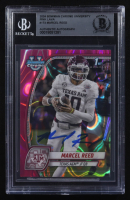 Marcel Reed Signed 2024 Bowman Chrome University Pink Lava #173 (BGS Authentic) at PristineAuction.com