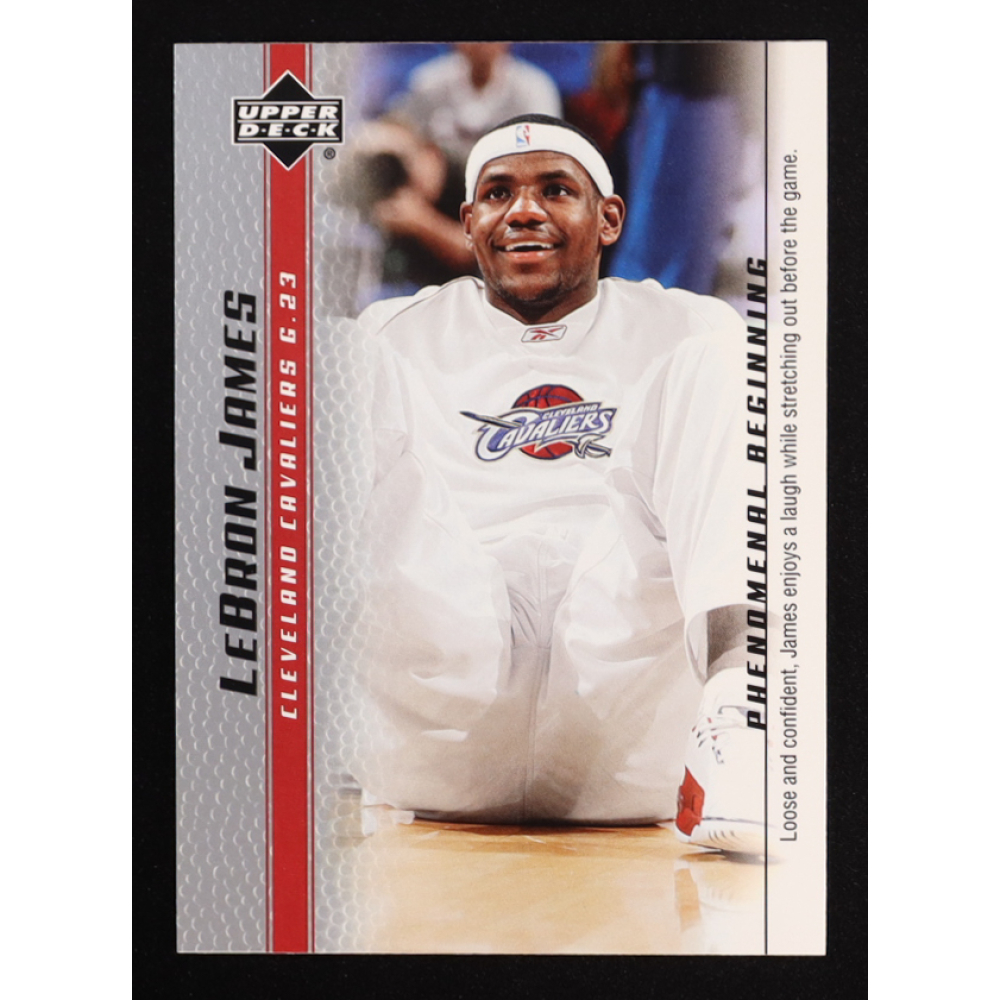 LeBron James 2003-04 Upper Deck Phenomenal Beginning LeBron James #4 RC at PristineAuction.com