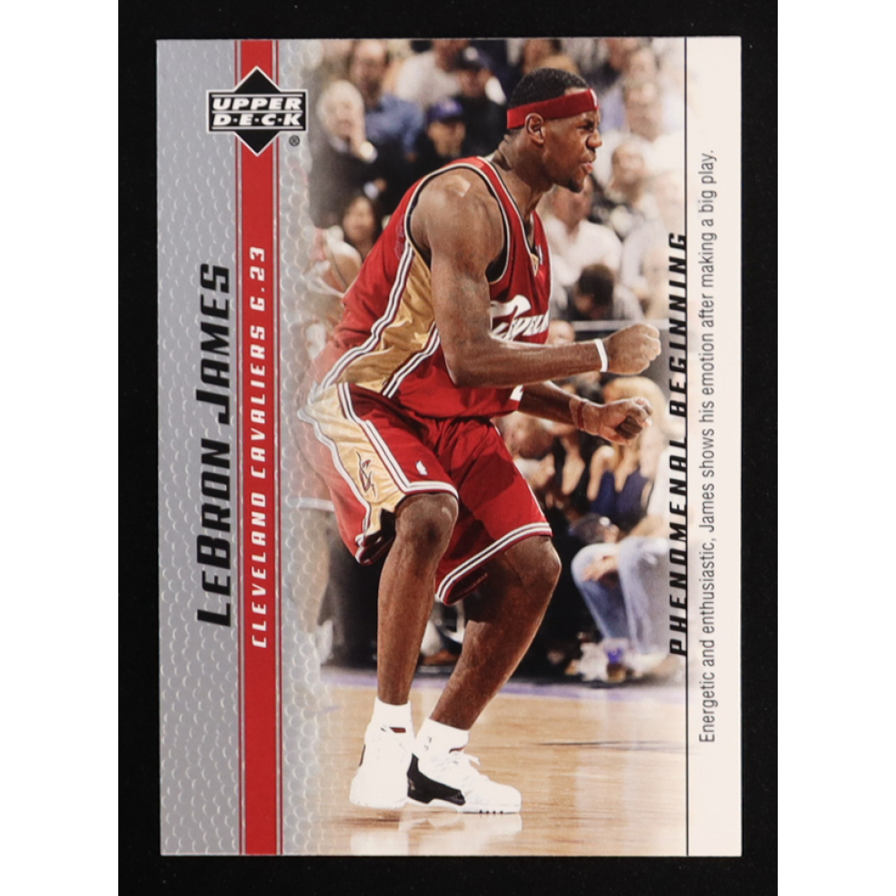 LeBron James 2003-04 Upper Deck Phenomenal Beginning LeBron James #8 RC at PristineAuction.com