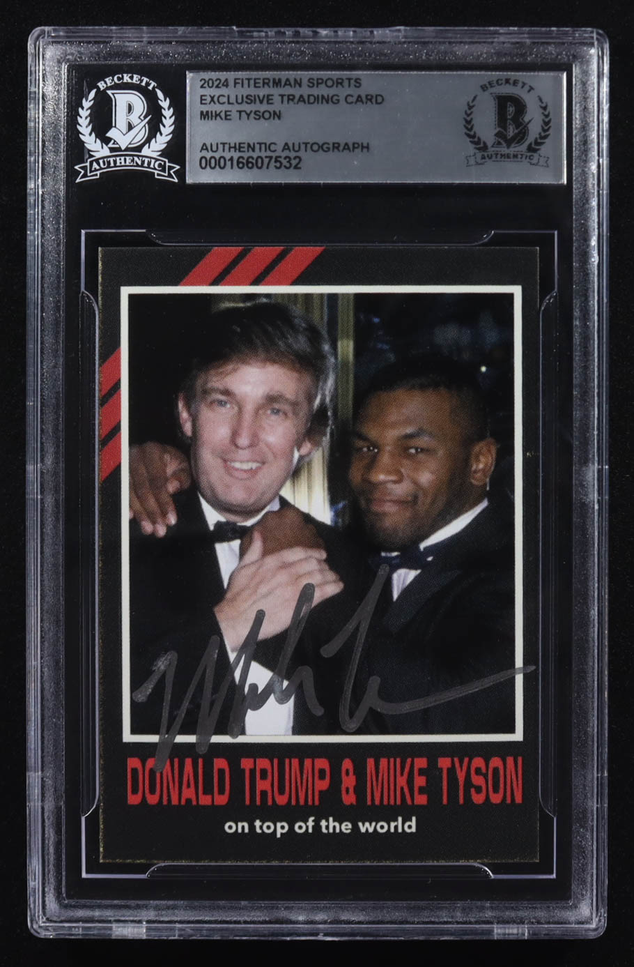 Mike Tyson Signed 2024 Fiterman Sports Exclusive Trading Card #NNO (BGS Authentic) at PristineAuction.com Mike Tyson Signed 2024 Fiterman Sports Exclusive Trading Card #NNO (BGS Authentic) at PristineAuction.com