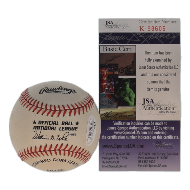 Duke Snider Signed ONL Baseball (JSA) at PristineAuction.com Duke Snider Signed ONL Baseball (JSA) at PristineAuction.com