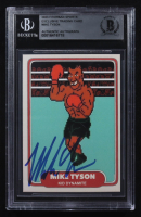 Mike Tyson Signed 2023 Fiterman Sports Exclusive Trading Card #NNO (BGS Authentic) at PristineAuction.com