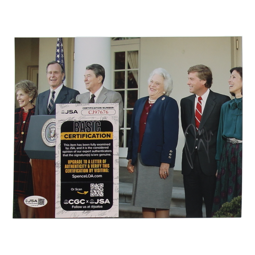 Dan Quayle Signed 8x10 Photo (JSA) at PristineAuction.com Dan Quayle Signed 8x10 Photo (JSA) at PristineAuction.com