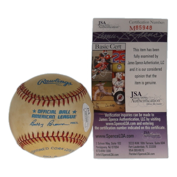 Bob Feller Signed OAL Baseball (JSA) at PristineAuction.com Bob Feller Signed OAL Baseball (JSA) at PristineAuction.com