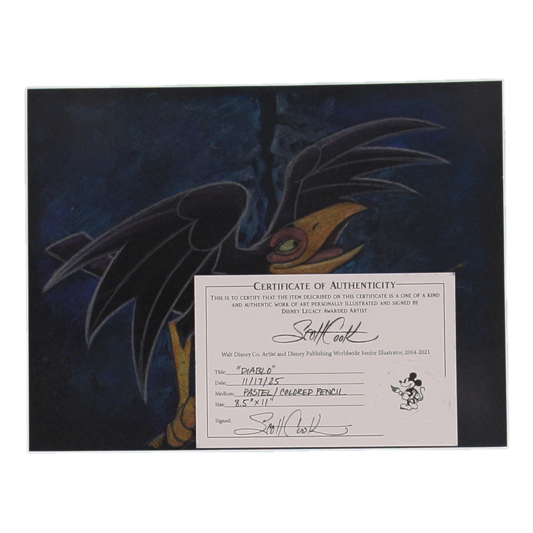 Diablo | Sleeping Beauty | Character Study Sketch by Scott Cook (1/1 Original Art) at PristineAuction.com Diablo | Sleeping Beauty | Character Study Sketch by Scott Cook (1/1 Original Art) at PristineAuction.com