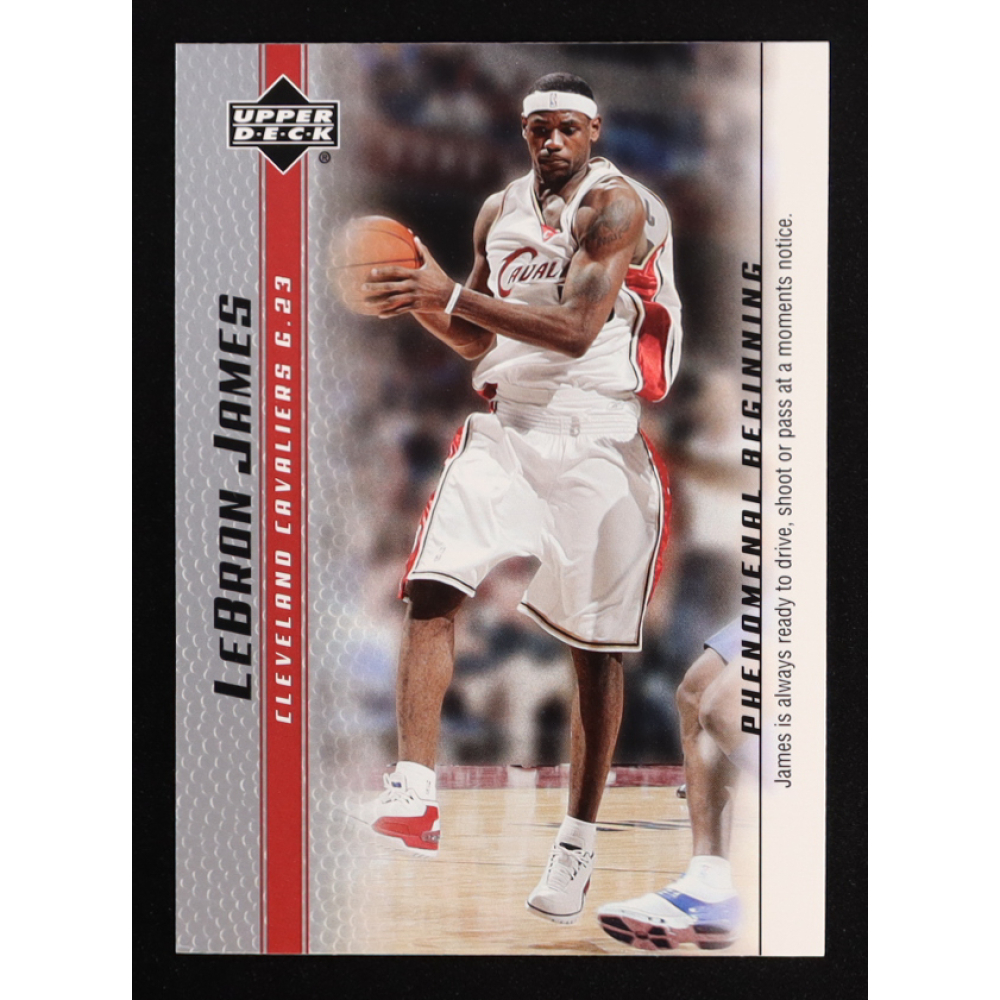 LeBron James 2003-04 Upper Deck Phenomenal Beginning LeBron James #16 RC at PristineAuction.com