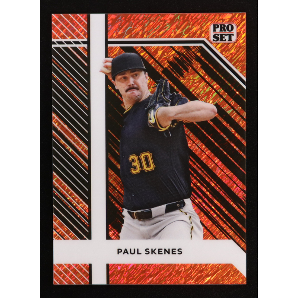 Paul Skenes 2024 Leaf Collective Promo Pro Set Shimmer Orange #PSB5 #216/299 RC at PristineAuction.com