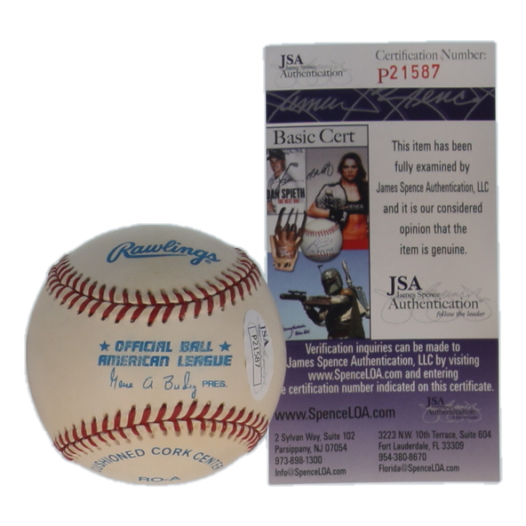 Earl Weaver Signed OAL Baseball (JSA) at PristineAuction.com Earl Weaver Signed OAL Baseball (JSA) at PristineAuction.com