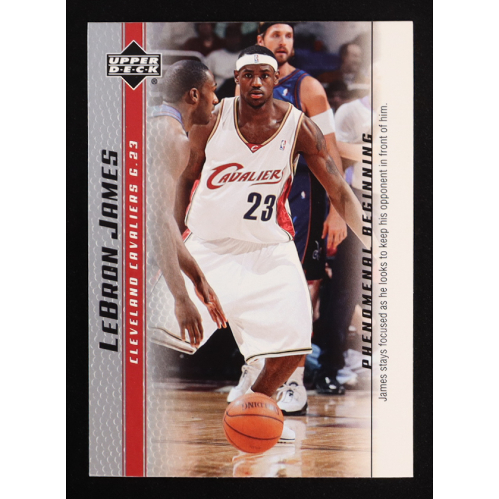 LeBron James 2003-04 Upper Deck Phenomenal Beginning LeBron James #14 RC at PristineAuction.com
