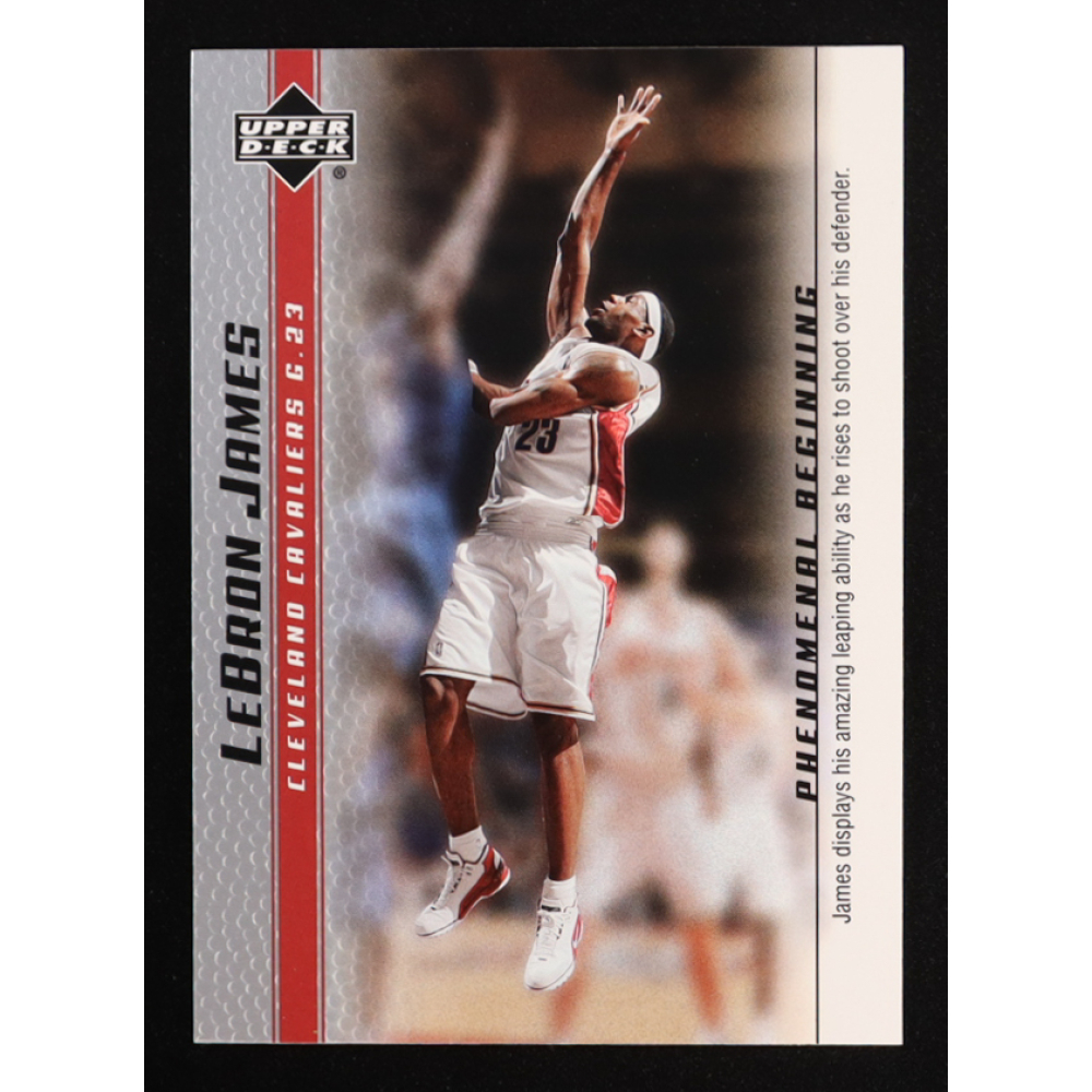 LeBron James 2003-04 Upper Deck Phenomenal Beginning LeBron James #12 RC at PristineAuction.com