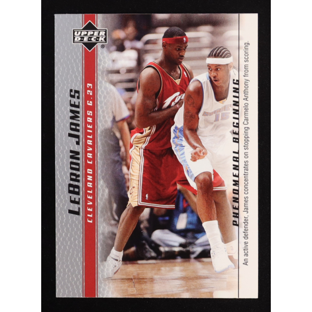 LeBron James 2003-04 Upper Deck Phenomenal Beginning LeBron James #9 RC at PristineAuction.com