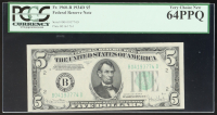 1934-D $5 Five Dollars Federal Reserve Bank Note (PCGS Very Choice New 64 PPQ) at PristineAuction.com