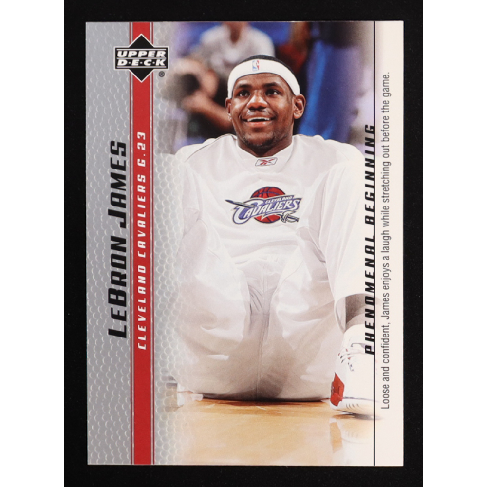 LeBron James 2003-04 Upper Deck Phenomenal Beginning LeBron James #4 RC at PristineAuction.com