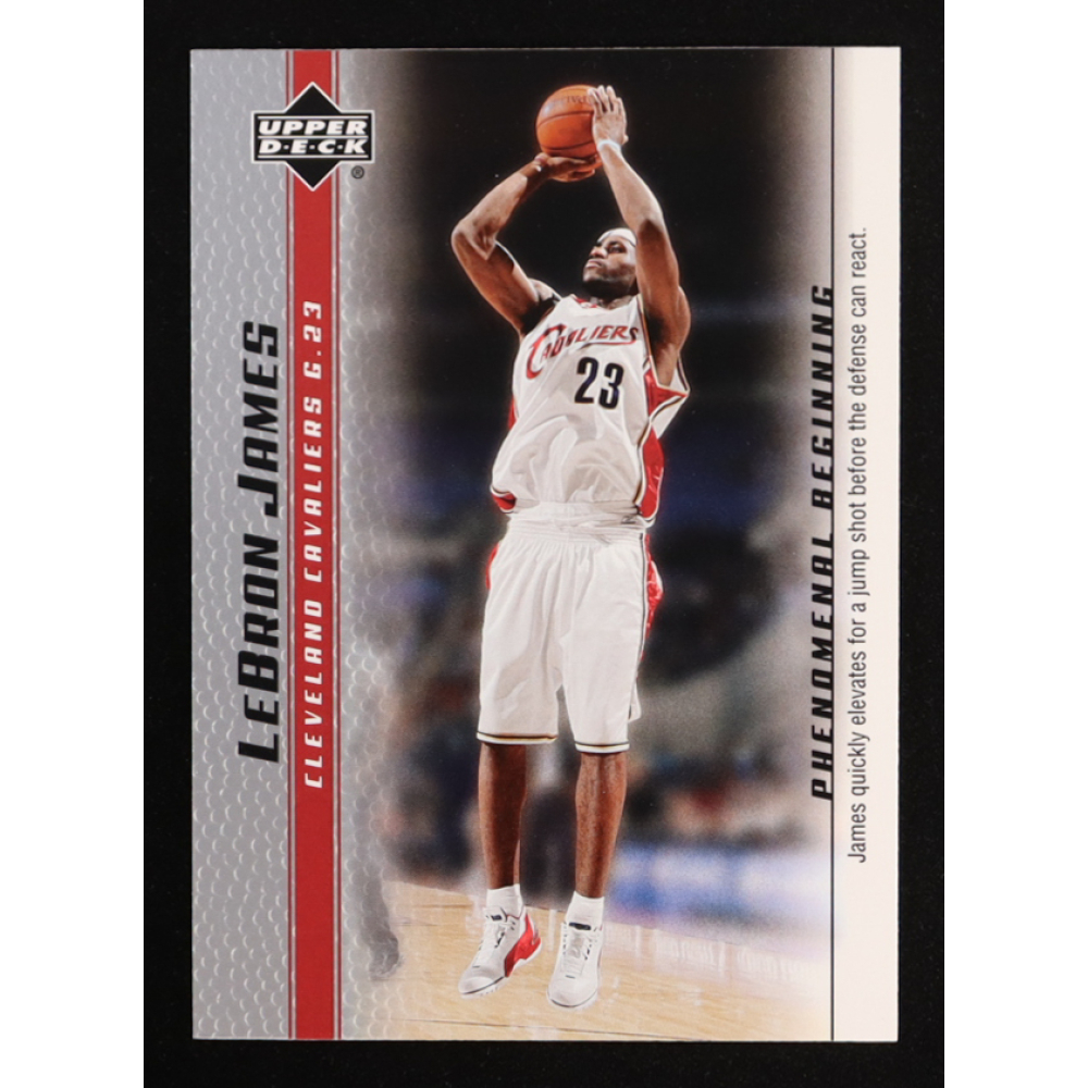 LeBron James 2003-04 Upper Deck Phenomenal Beginning LeBron James #3 RC at PristineAuction.com