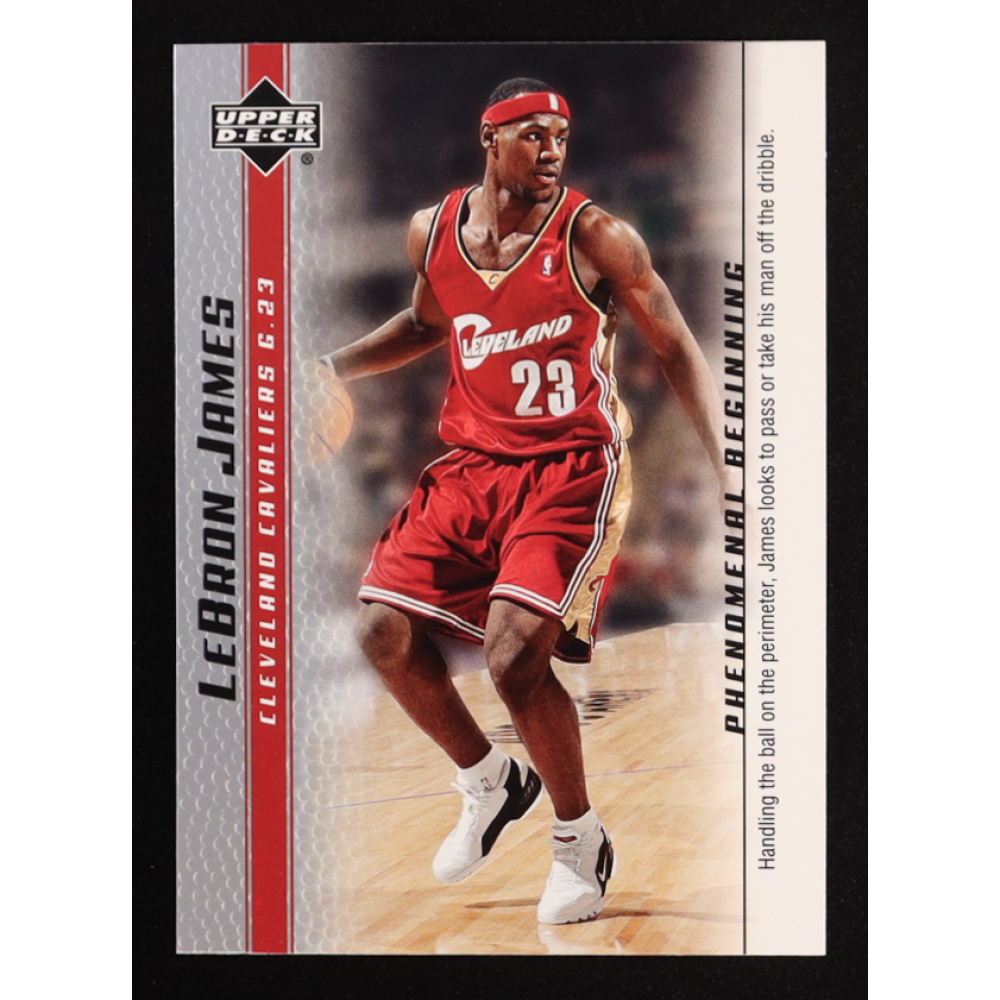 LeBron James 2003-04 Upper Deck Phenomenal Beginning LeBron James #2 RC at PristineAuction.com