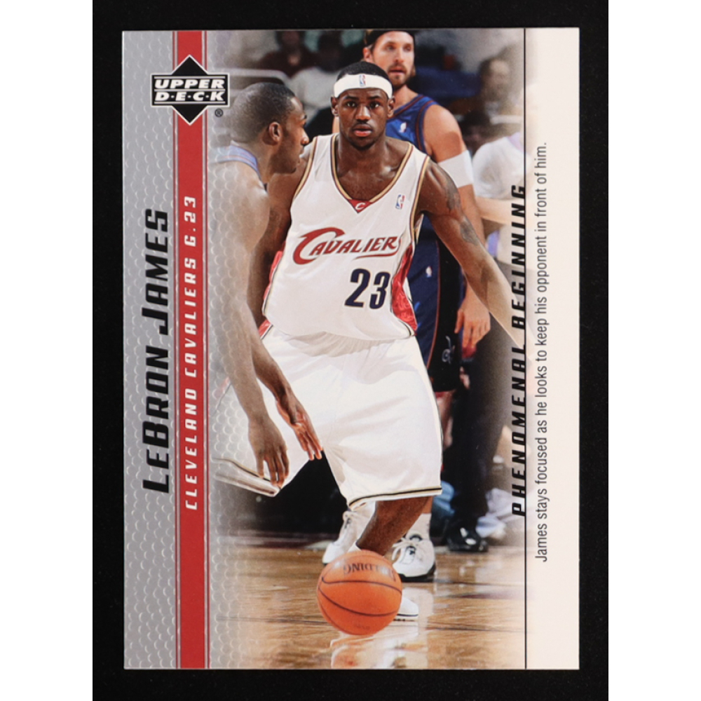 LeBron James 2003-04 Upper Deck Phenomenal Beginning LeBron James #14 RC at PristineAuction.com