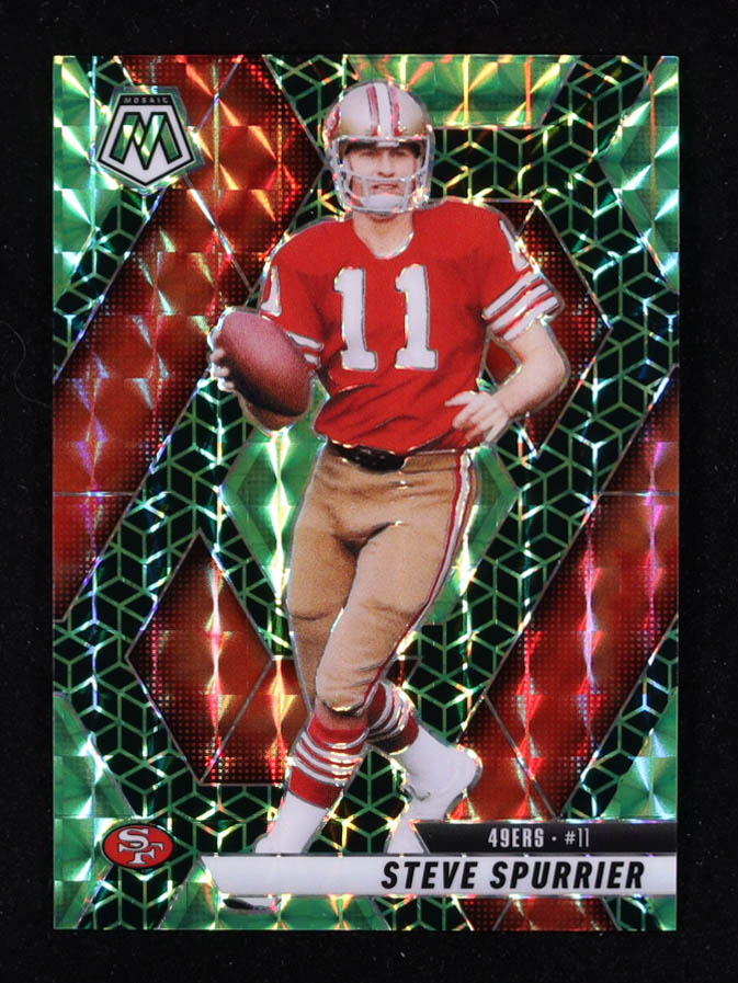 Steve Spurrier 2025 Panini Mosaic Mosaic Green Spectris FOTL #42 #07/13 at PristineAuction.com Steve Spurrier 2025 Panini Mosaic Mosaic Green Spectris FOTL #42 #07/13 at PristineAuction.com