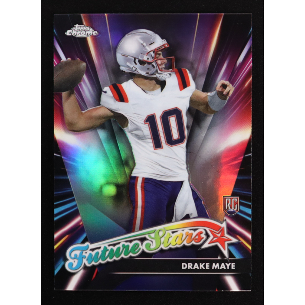 Drake Maye 2024 Topps Chrome Future Stars Refractors #FS3 RC at PristineAuction.com