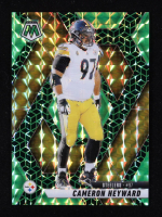Cameron Heyward 2025 Panini Mosaic Mosaic Green Spectris FOTL #172 #08/13 at PristineAuction.com