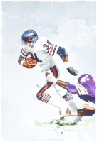 "Walter Payton" Bears 13x19 Lithograph by Tony Santiago (PA) at PristineAuction.com