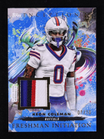 Keon Coleman 2024 Topps Inception Freshman Initiation Jerseys Blue #FI5 #07/10 RC at PristineAuction.com