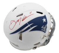 Julian Edelman Signed Patriots Full-Size Authentic On-Field Rivalries Alternate Speed Helmet (JSA) at PristineAuction.com