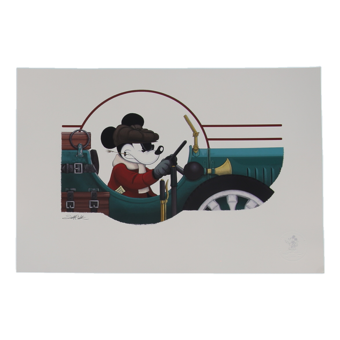 The Need for Speed & Consequences (Mickey Mouse) | Disney | Digital Print by Scott Cook (One of a Kind Art) at PristineAuction.com The Need for Speed & Consequences (Mickey Mouse) | Disney | Digital Print by Scott Cook (One of a Kind Art) at PristineAuction.com