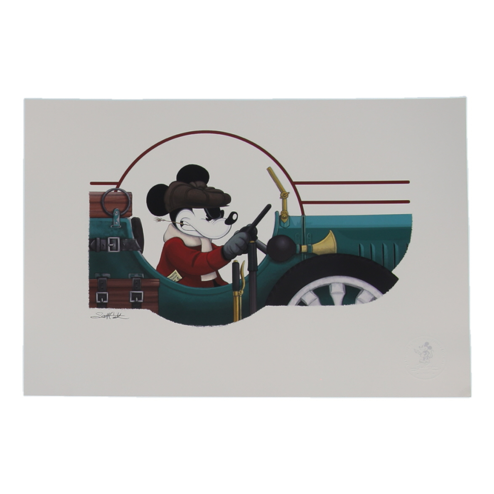 The Need for Speed & Consequences (Mickey Mouse) | Disney | Digital Print by Scott Cook (One of a Kind Art) at PristineAuction.com