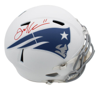 Julian Edelman Signed Patriots Full-Size Rivalries Alternate Speed Helmet (JSA) at PristineAuction.com