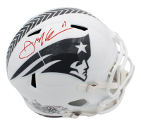 Julian Edelman Signed Patriots Full-Size Salute to Service Alternate Speed Helmet (JSA) at PristineAuction.com