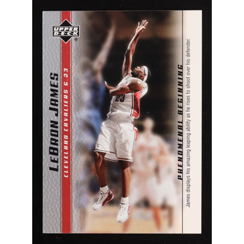LeBron James 2003-04 Upper Deck Phenomenal Beginning LeBron James #12 RC at PristineAuction.com