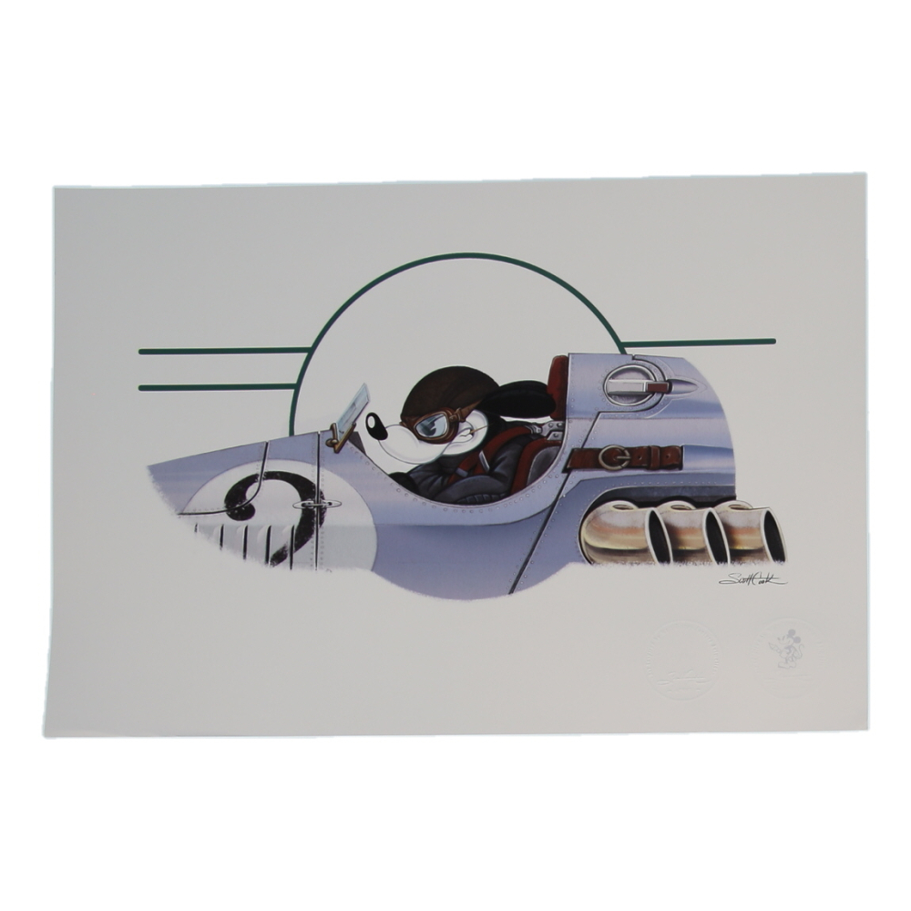 The Need for Speed & Consequences (Mickey Mouse) | Disney | Digital Print by Scott Cook (One of a Kind Art) at PristineAuction.com