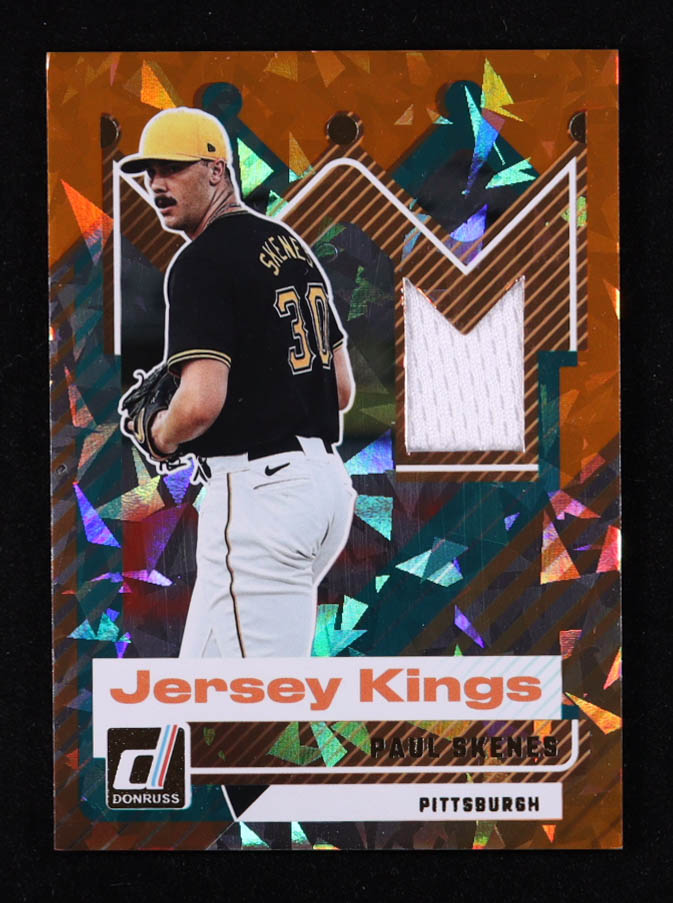 Paul Skenes 2025 Donruss Jersey Kings Orange Ice #19 at PristineAuction.com Paul Skenes 2025 Donruss Jersey Kings Orange Ice #19 at PristineAuction.com