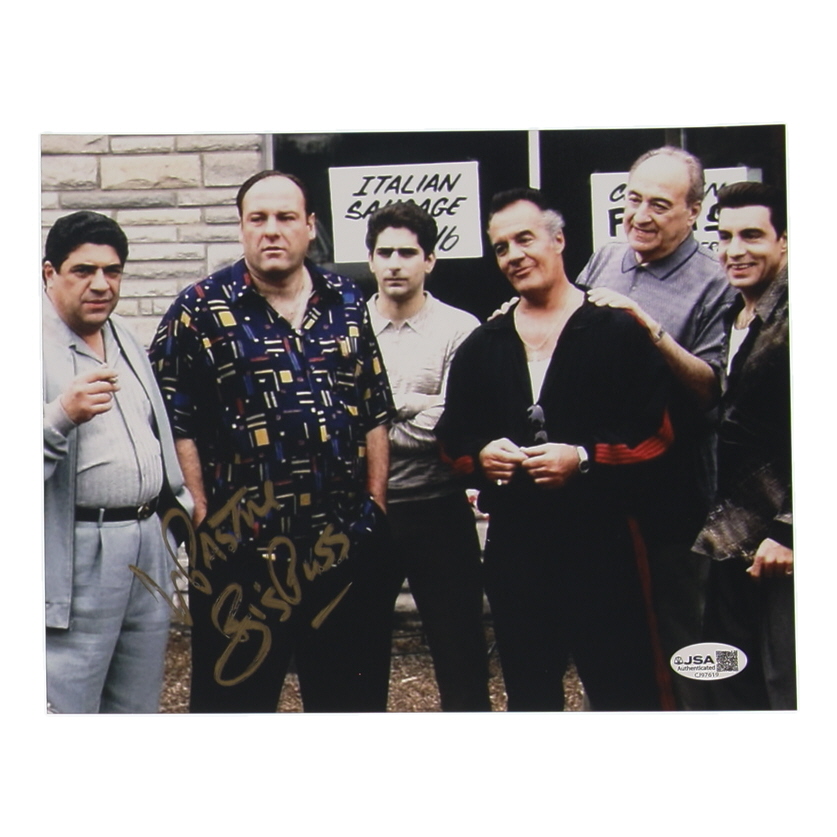 Vincent Pastore Signed "The Sopranos" 8x10 Photo Inscribed "Big Puss" (JSA) at PristineAuction.com Vincent Pastore Signed "The Sopranos" 8x10 Photo Inscribed "Big Puss" (JSA) at PristineAuction.com