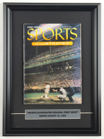 1954 First Issue "Sports Illustrated" Custom Framed Magazine Display with Title Plaque at PristineAuction.com