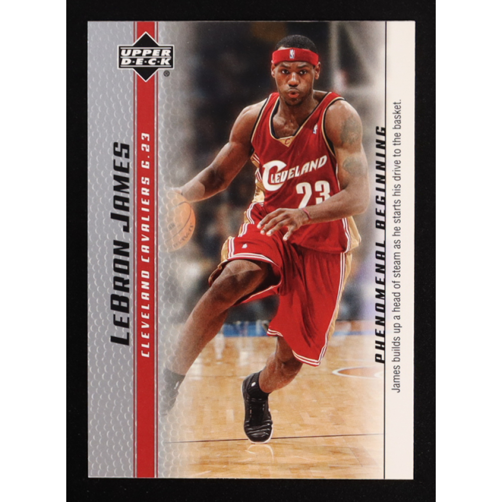 LeBron James 2003-04 Upper Deck Phenomenal Beginning LeBron James #11 RC at PristineAuction.com