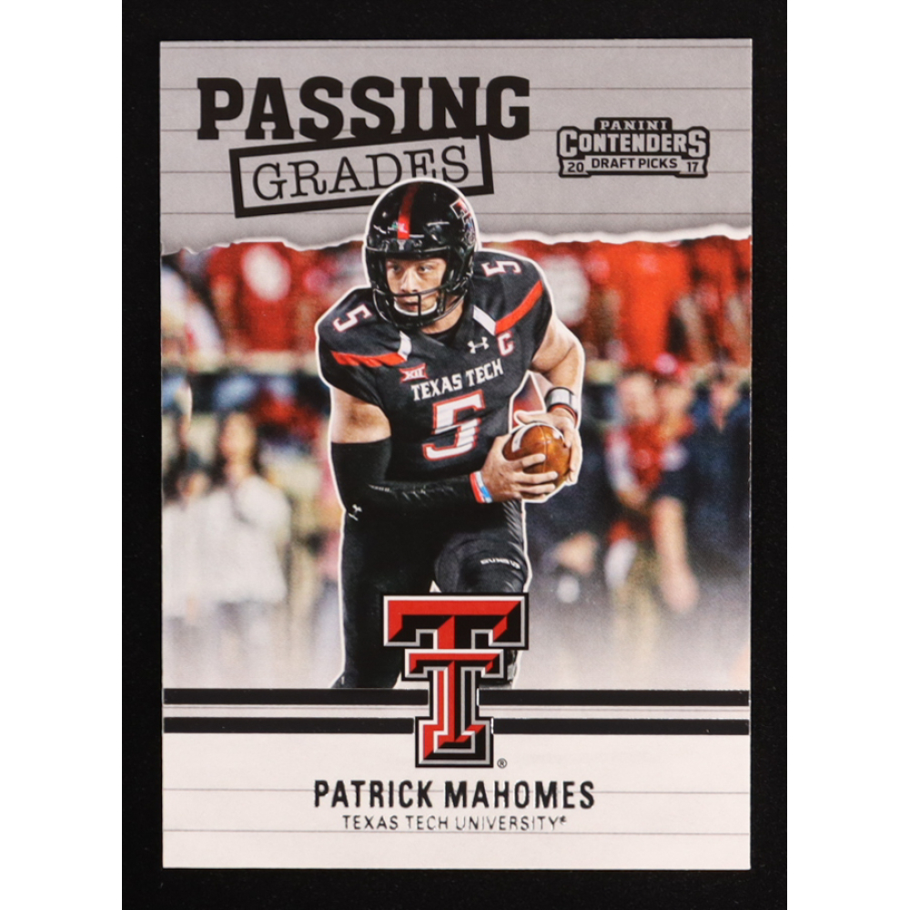 Patrick Mahomes II 2017 Panini Contenders Draft Picks Passing Grades #5 RC at PristineAuction.com