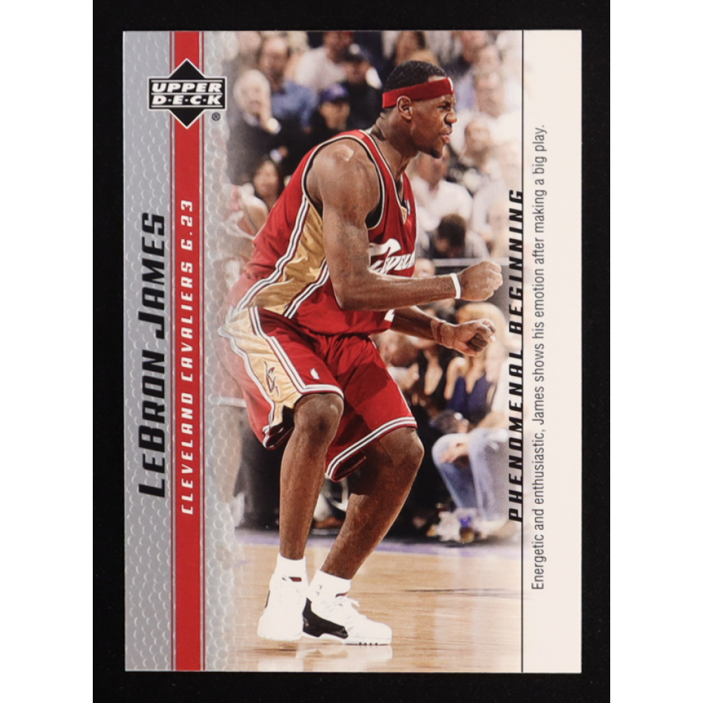 LeBron James 2003-04 Upper Deck Phenomenal Beginning LeBron James #8 RC at PristineAuction.com