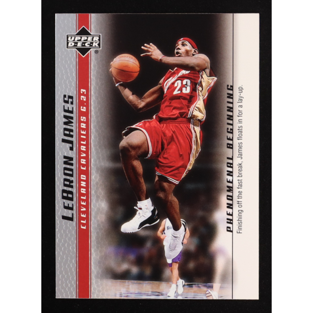 LeBron James 2003-04 Upper Deck Phenomenal Beginning LeBron James #7 RC at PristineAuction.com