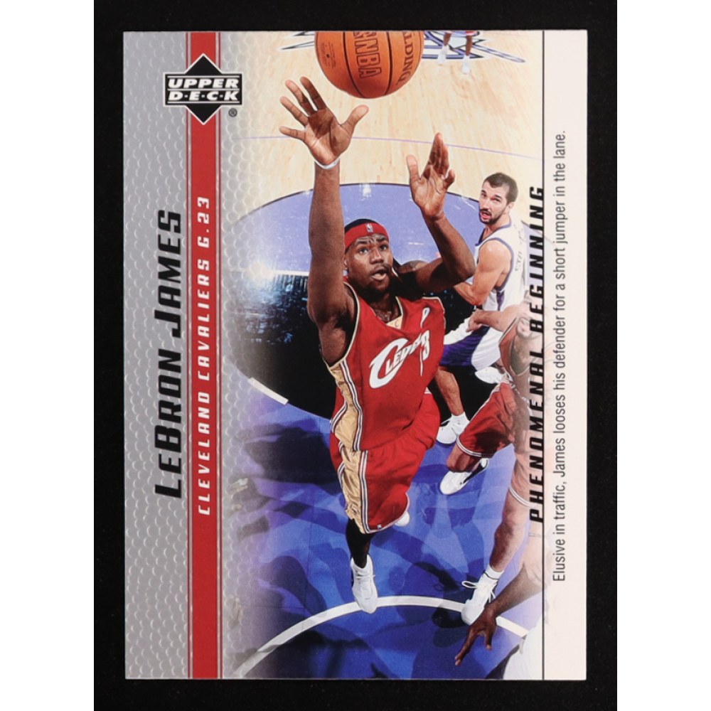 LeBron James 2003-04 Upper Deck Phenomenal Beginning LeBron James #6 RC at PristineAuction.com