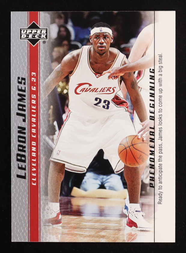 LeBron James 2003-04 Upper Deck Phenomenal Beginning LeBron James #19 RC at PristineAuction.com LeBron James 2003-04 Upper Deck Phenomenal Beginning LeBron James #19 RC at PristineAuction.com