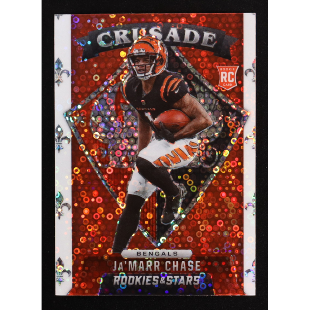 Ja'Marr Chase 2021 Rookies and Stars Crusade Red Circles #26 RC at PristineAuction.com
